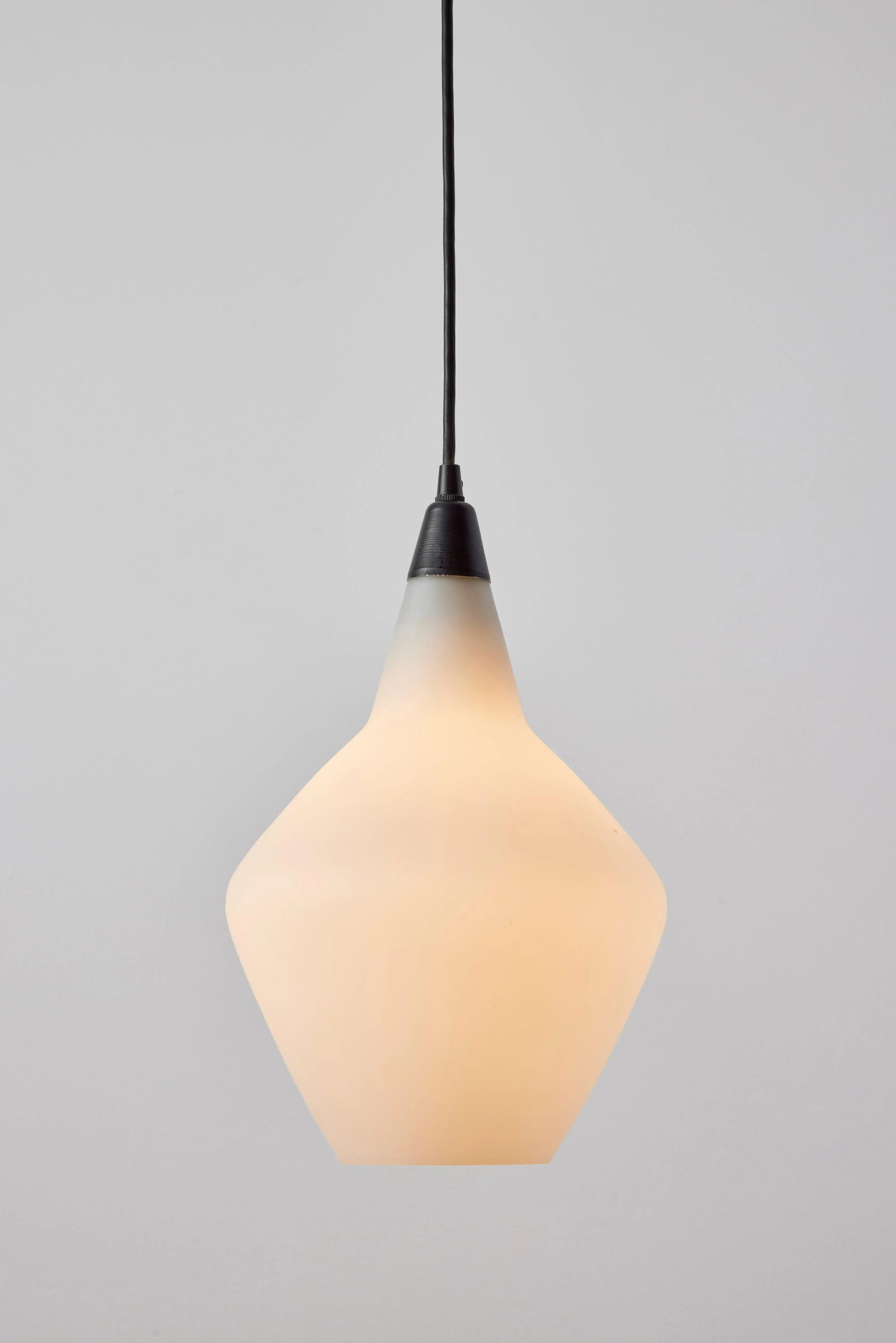 1950s Lisa Johansson-Pape Glass & Metal Ceiling Lamps - a Pair - 4