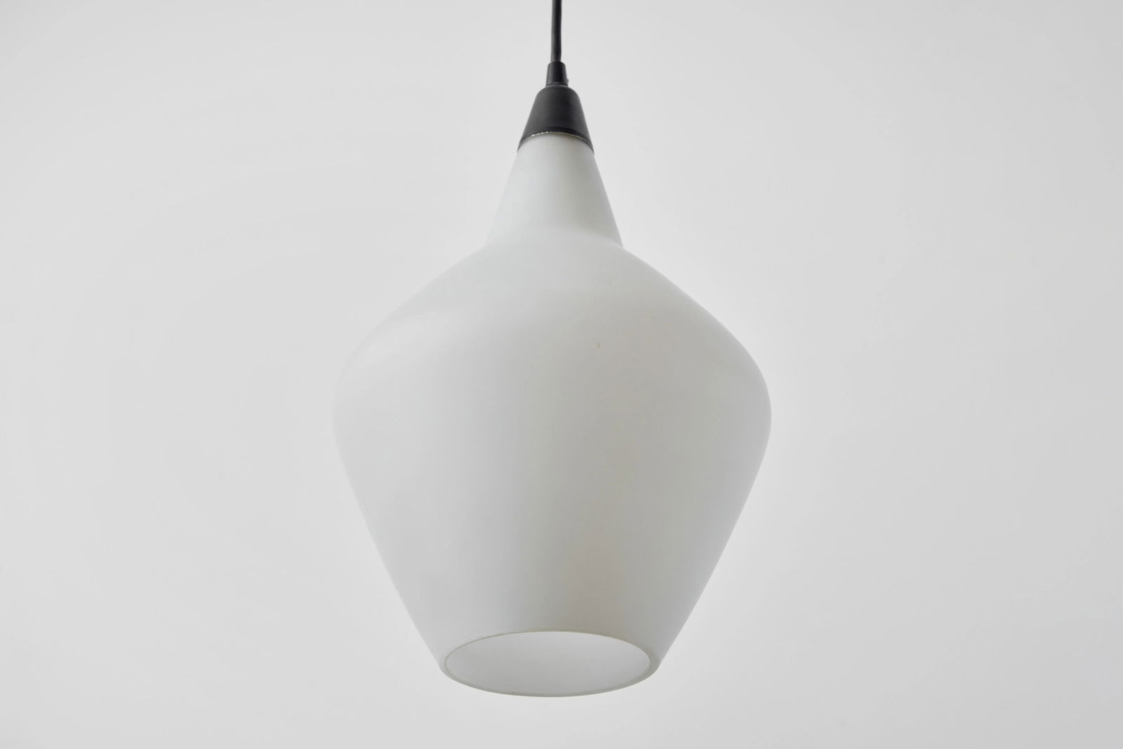 1950s Lisa Johansson-Pape Glass & Metal Ceiling Lamps - a Pair - 7