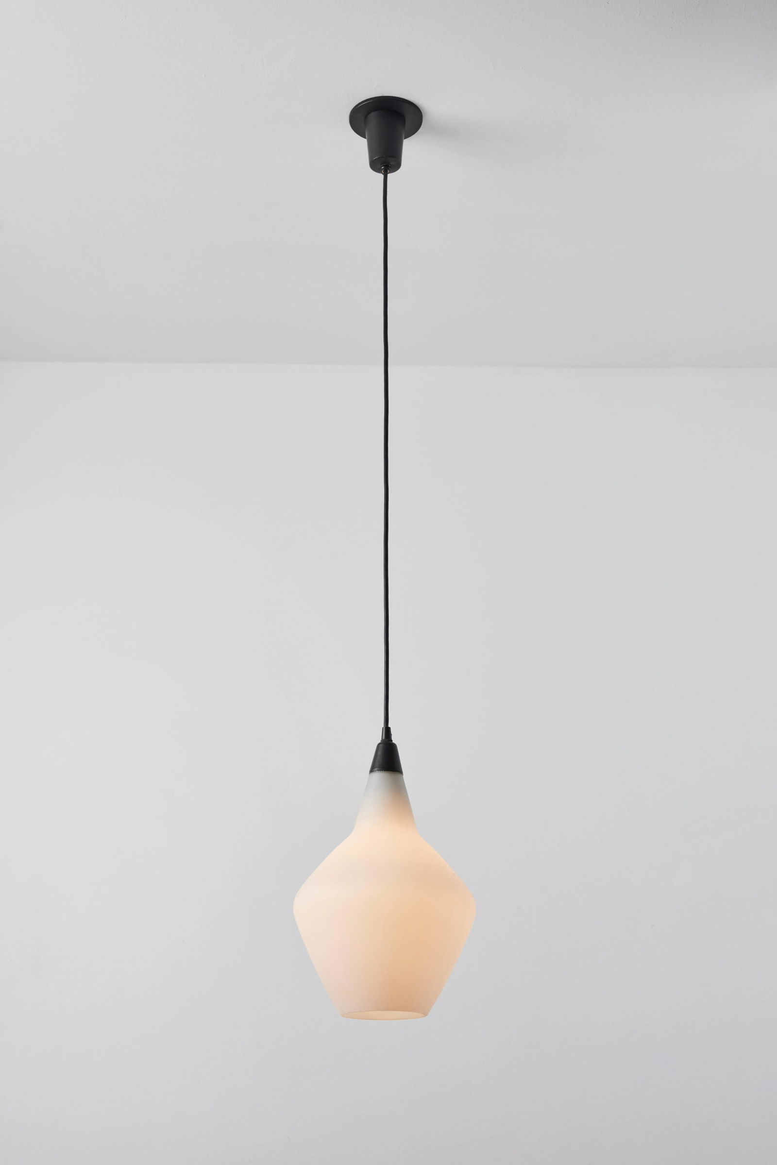 1950s Lisa Johansson-Pape Glass & Metal Ceiling Lamps - a Pair - 8