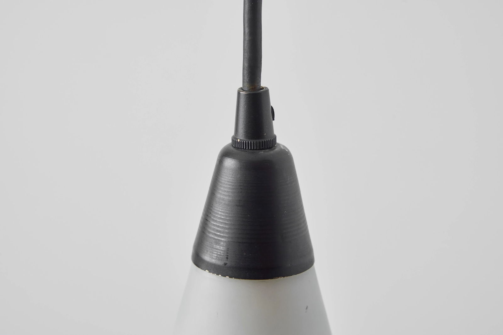 1950s Lisa Johansson-Pape Glass & Metal Ceiling Lamps - a Pair - 9