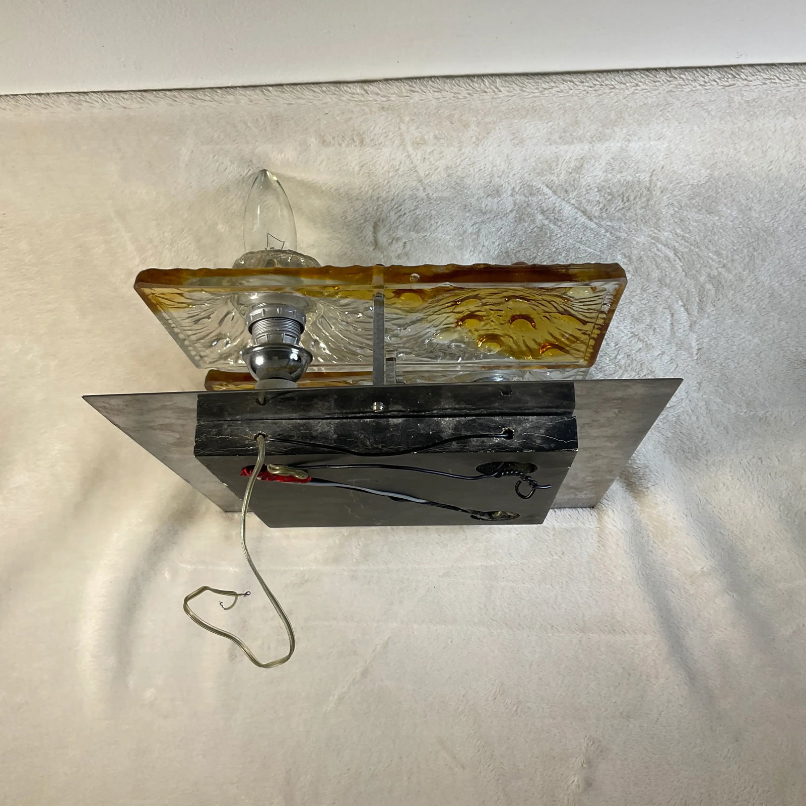 Italian Murano Glass Wall Sconce by Mazzega, Circa 1960's - 6