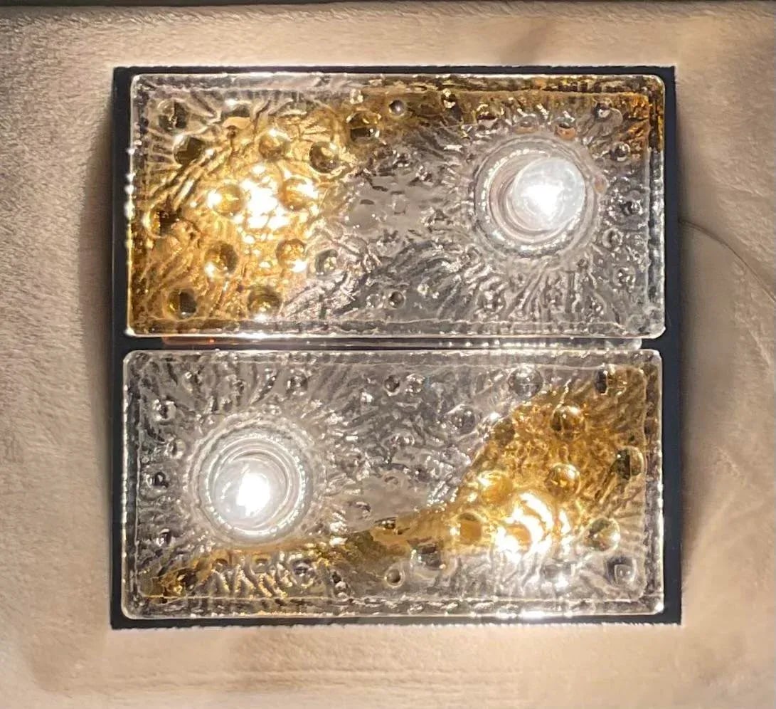 Italian Murano Glass Wall Sconce by Mazzega, Circa 1960's - 7