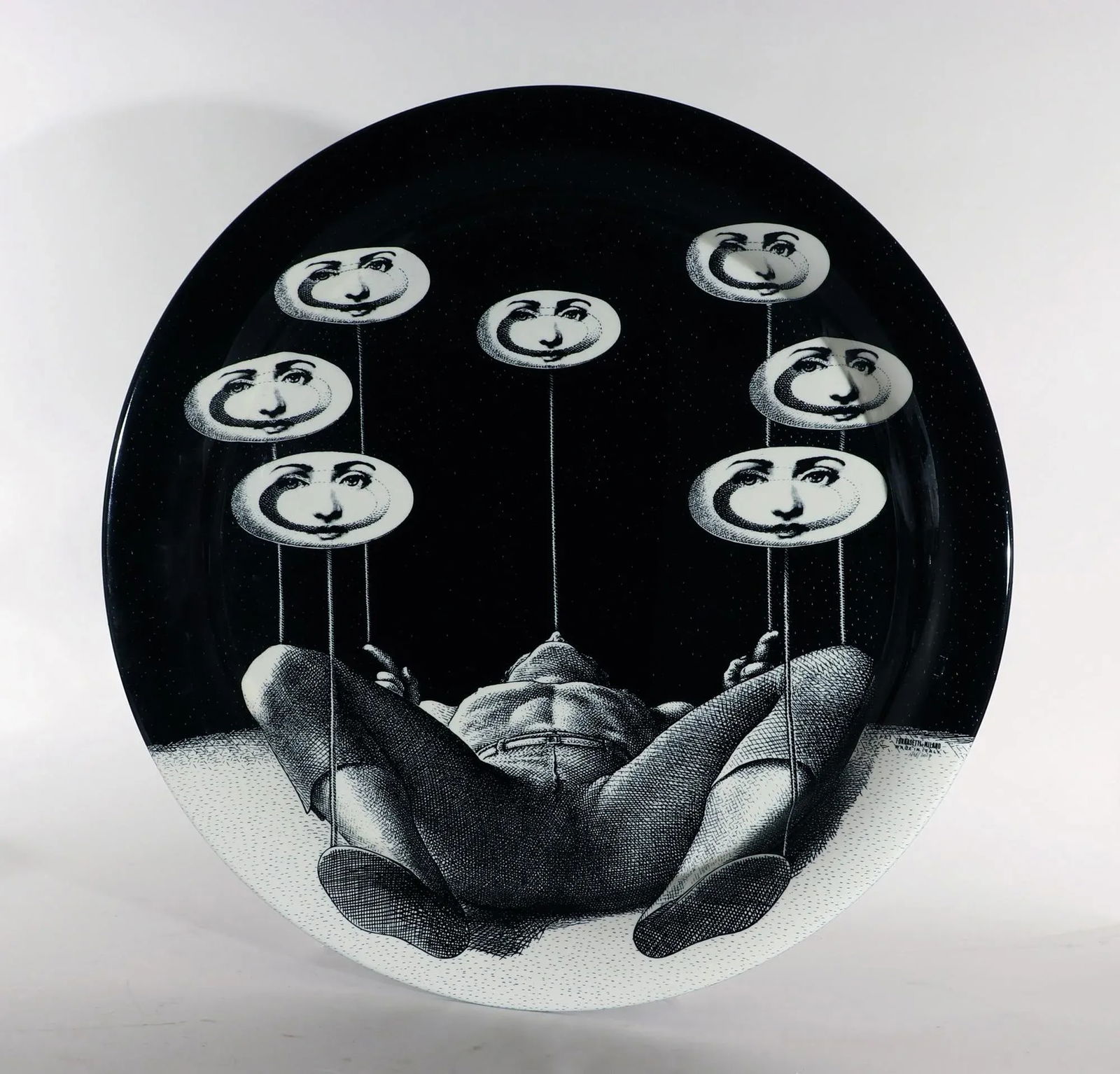 Fornasetti Tray-Juggler With Spinning Plates, Atelier Fornasetti, Dated 2017, N 16 - 8