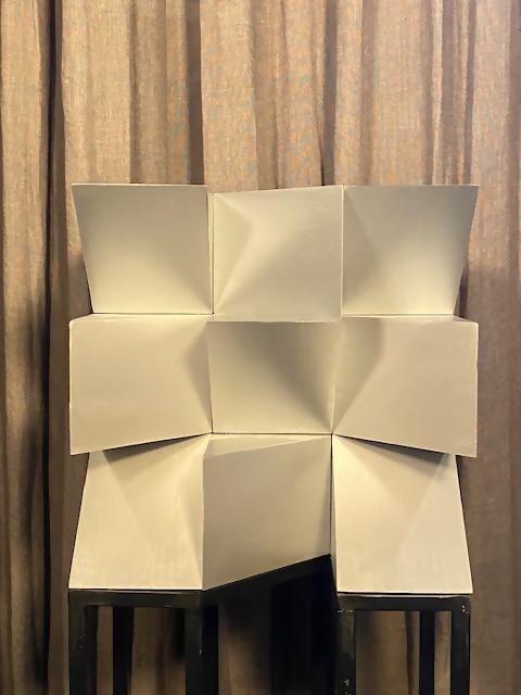 Josecho Lopez Llorens Geometric Cubic Sculpture - 8
