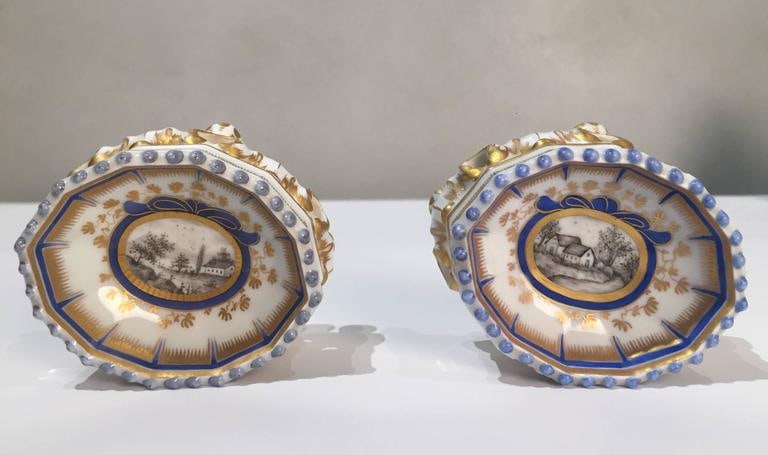 19th Century Nymphenburg Master Salt Cellars - A Pair - 9