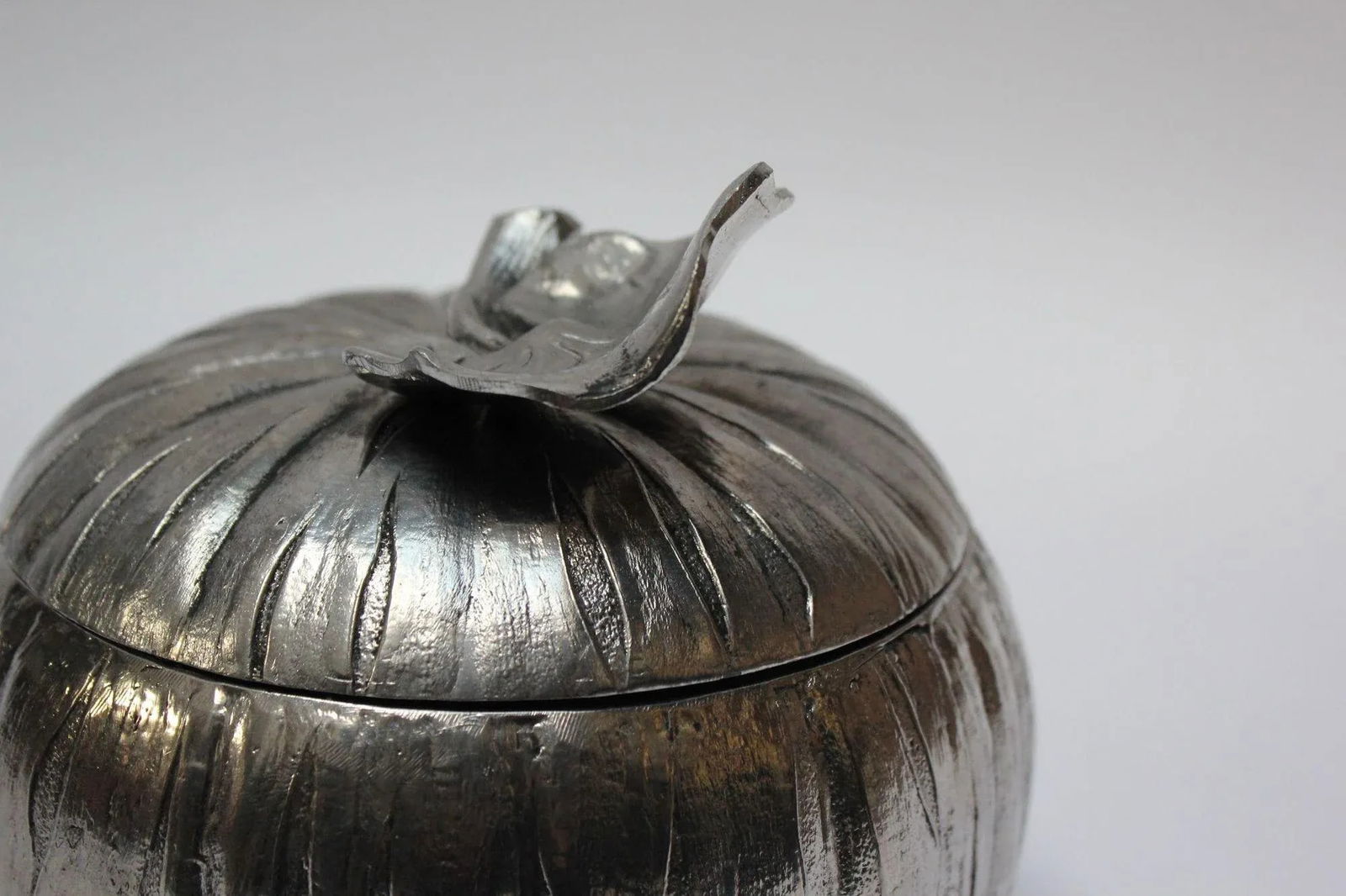 Vintage Italian Silver-Plated "Pumpkin" Ice Bucket by Mauro Manetti - 10