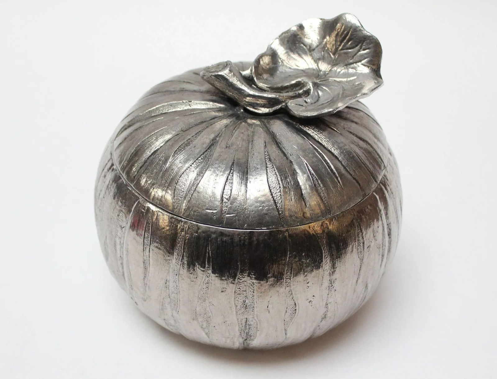 Vintage Italian Silver-Plated "Pumpkin" Ice Bucket by Mauro Manetti - 2