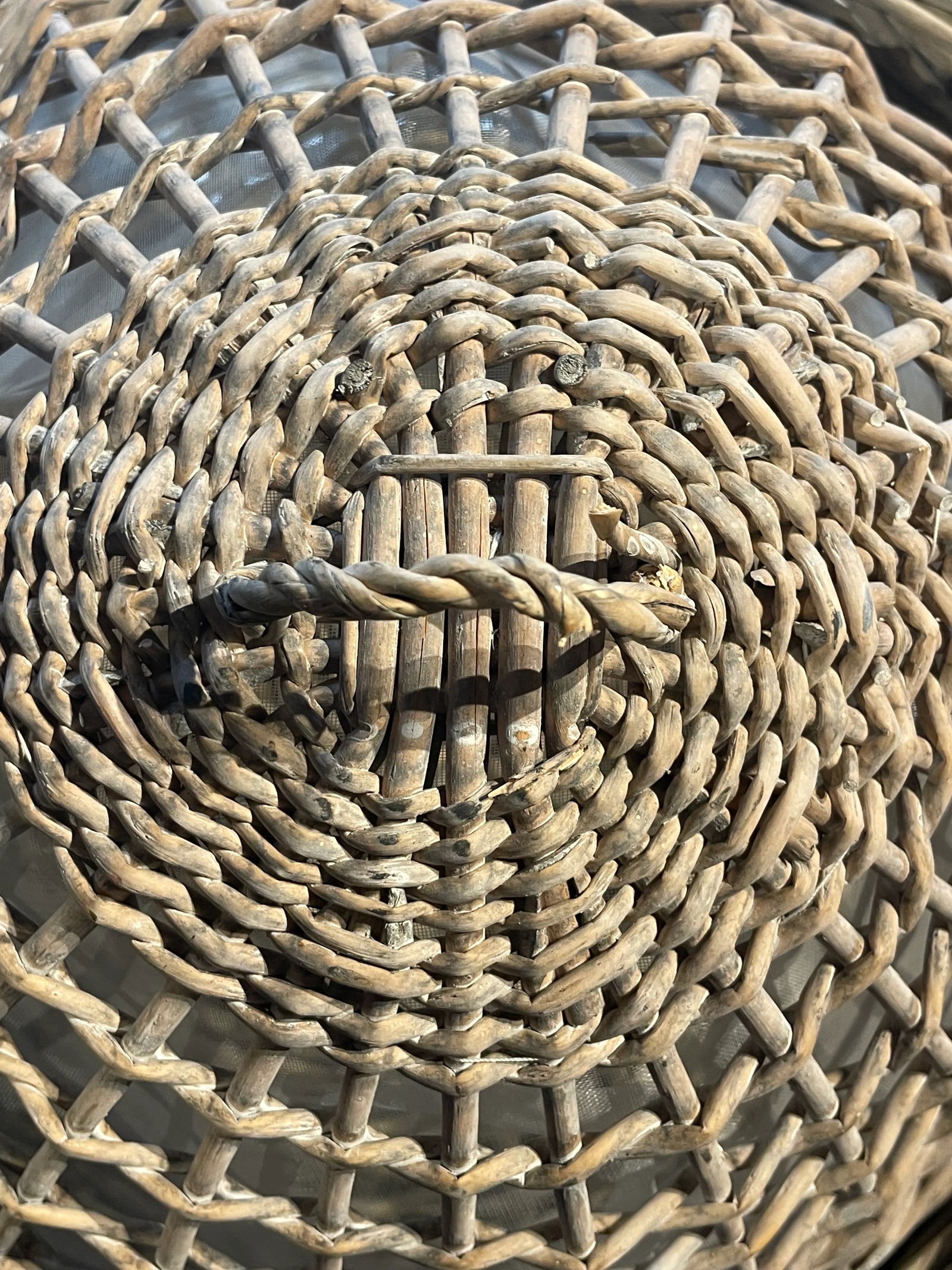 Pair of Fly Proof Woven Trays With Lids - 4