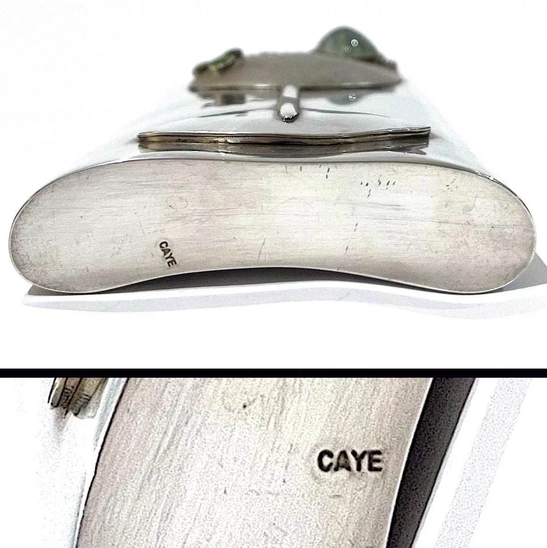 Montana Margarita Sterling Silver and Gemstone Flask by Carol Helvey-Woolsey - 11