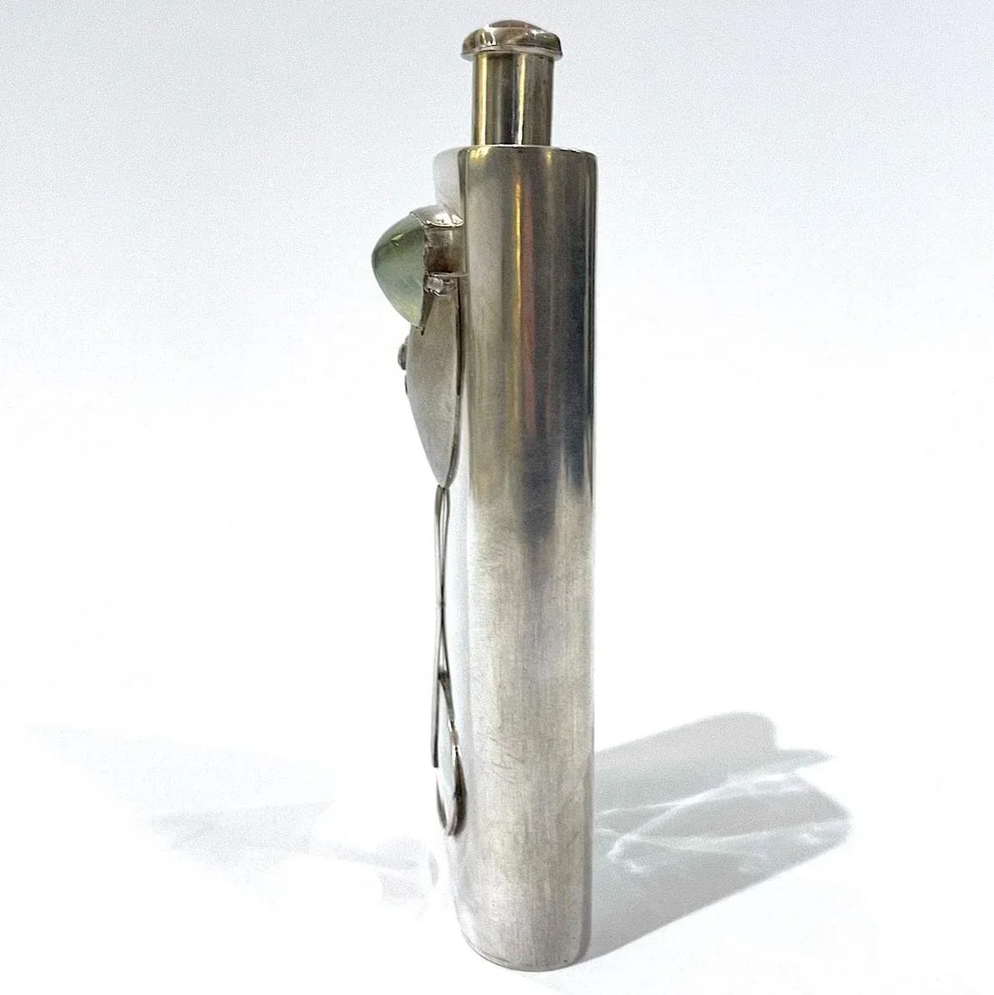 Montana Margarita Sterling Silver and Gemstone Flask by Carol Helvey-Woolsey - 6