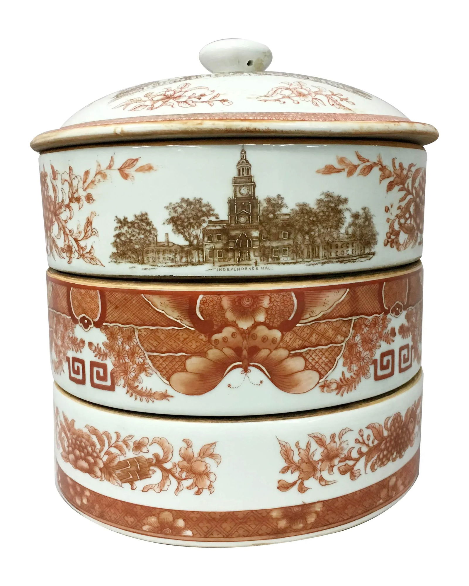 19th Century Inspired Stacking Bowls - Set of 3 - 2