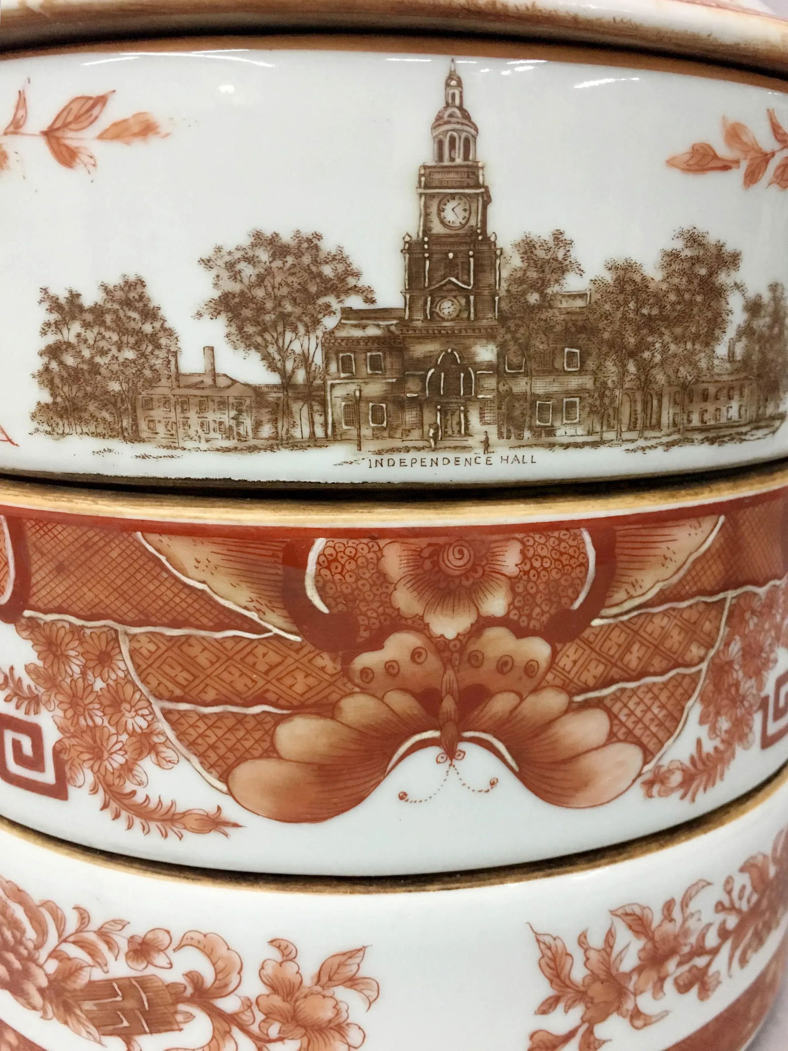 19th Century Inspired Stacking Bowls - Set of 3 - 7