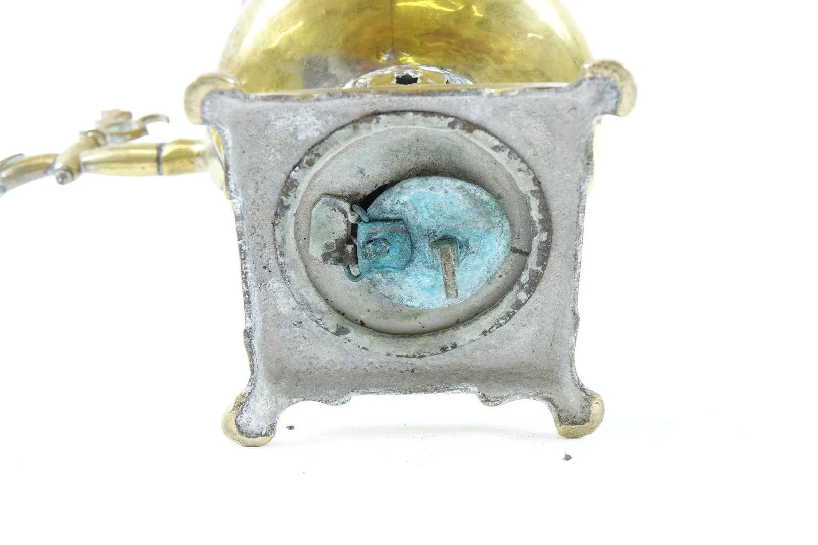 Antique Russian Brass Samovar with 1875 Markings - 6