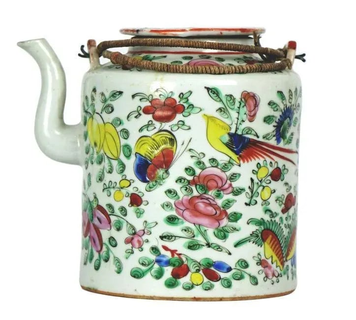 Antique Chinese Porcelain Teapot - 8