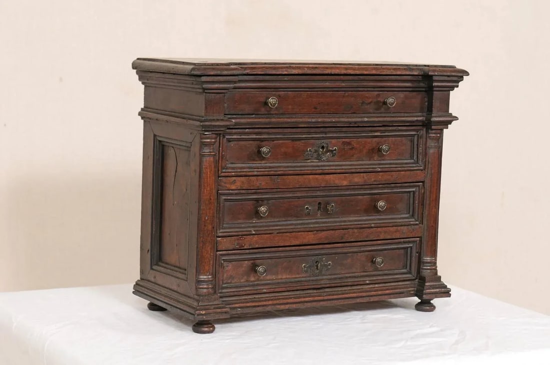 18th Century Italian Walnut Chest (1 of 11)