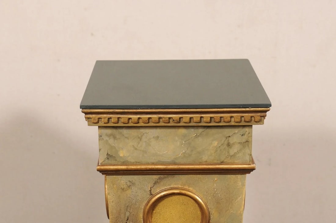 Mid 20th Century Italian Faux-Marble Column Pedestals – A Pair - 9