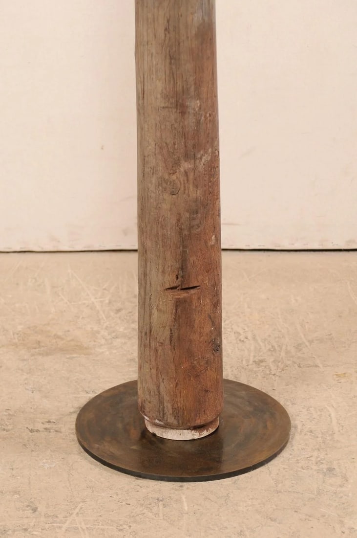 19th Century British Colonial Tapered Wood Column on Stand - 10