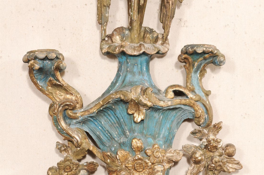 18th C. Italian Wall Mounted Urn Fragment - 4