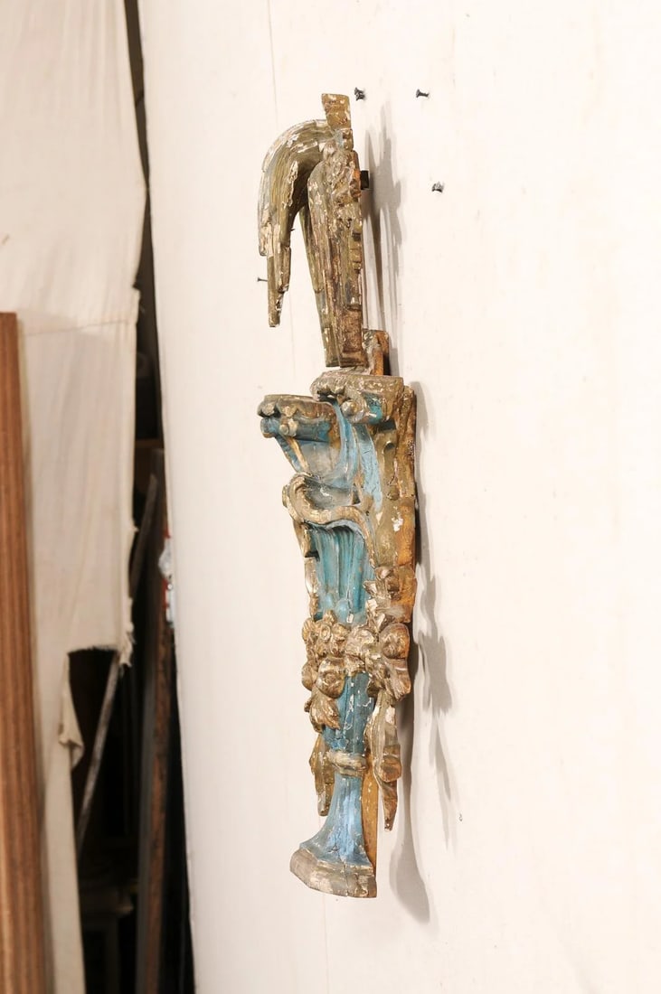 18th C. Italian Wall Mounted Urn Fragment - 8