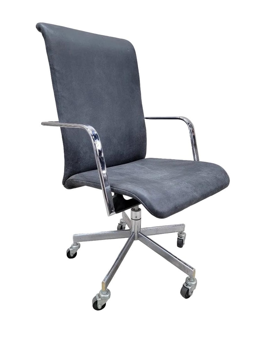 MCM Herman Miller Swivel Office Chair Newly Reupholstered - 9