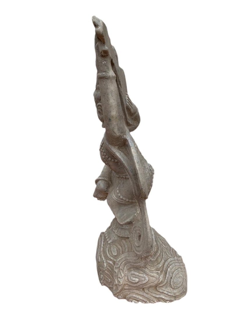 Antique Indian Saraswati Godess Statue - 4