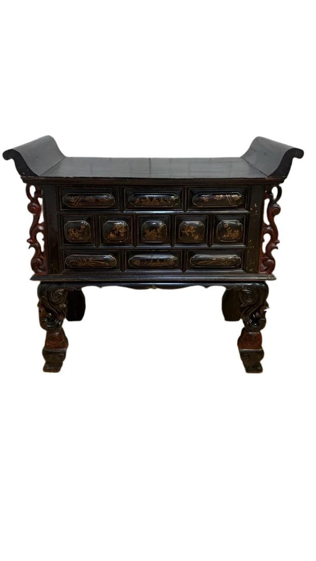 Antique Chinese Chinoiserie Altar Table (1 of 8)