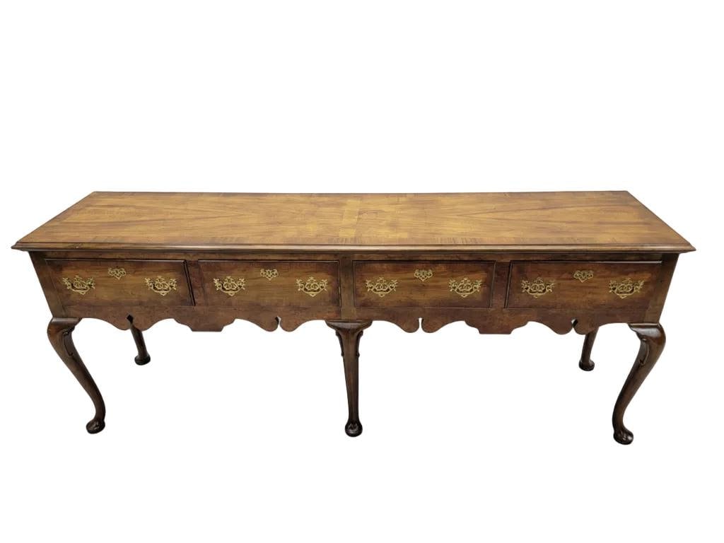 Vintage Queen Anne Style Console Table by Baker Furniture - 7