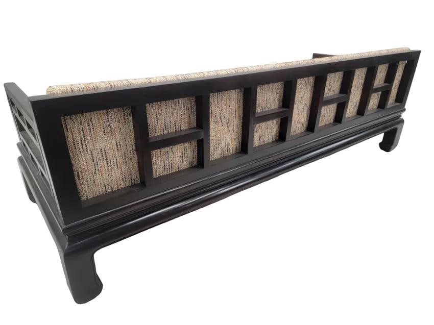 MCM Ming Sofa and Chair Set by Baker Furniture Newly Reupholstered - 8