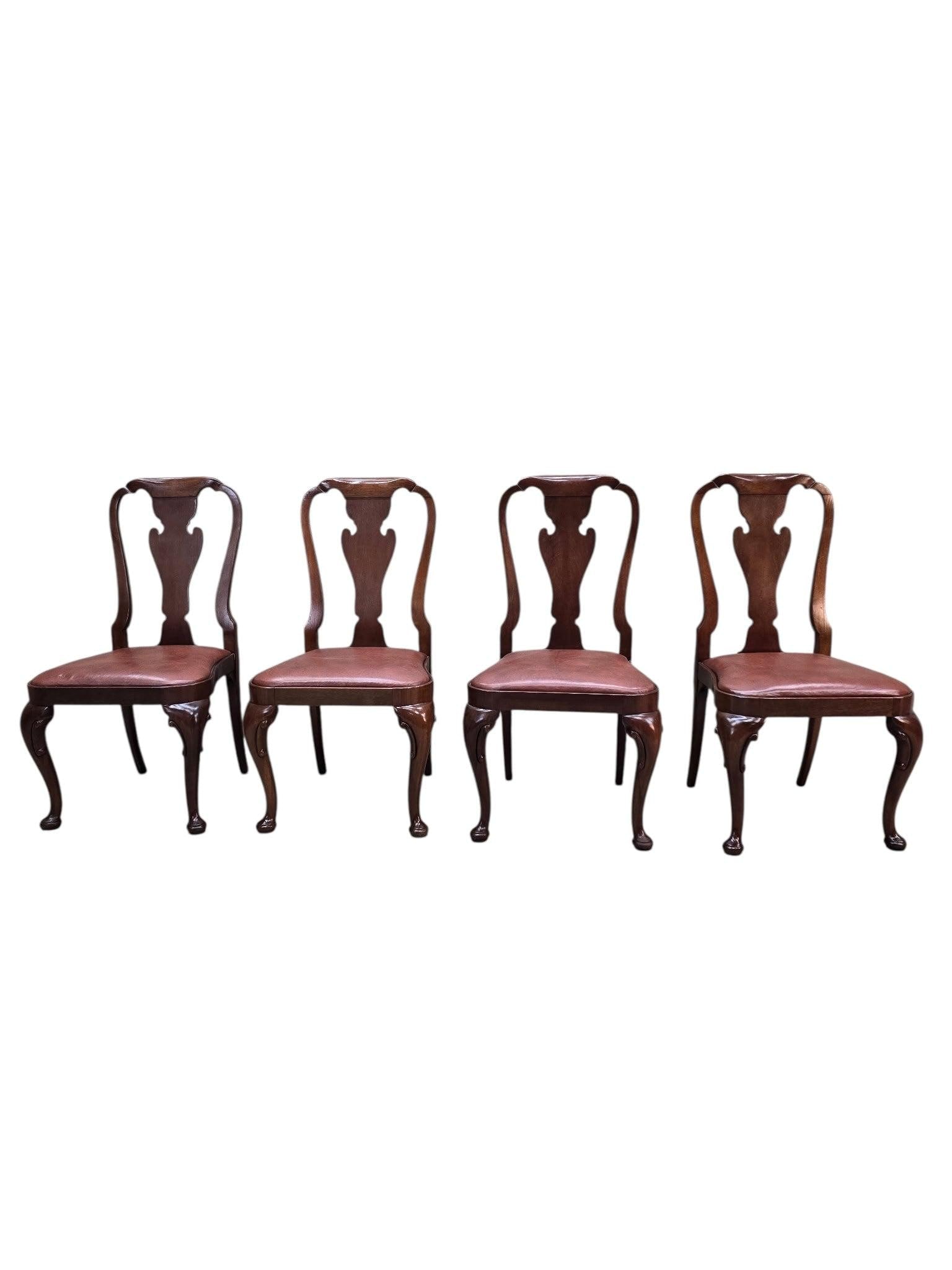 Vintage Queen Anne Style Dining Chairs By Baker Furniture - 4 (1 of 10)