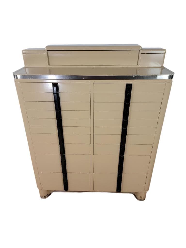 Art Deco Industrial Dental Storage Cabinet - 2