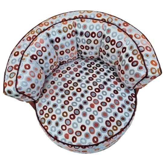 MCM Barrel Back Club Chairs Newly Reupholstered - Pair - 6