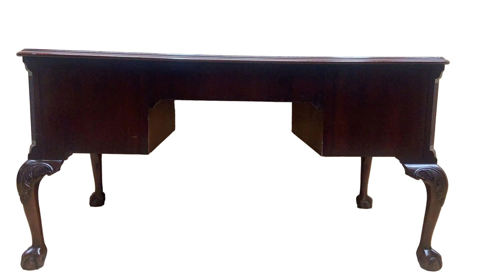 Vintage Chippendale Style Writing Desk by Heckman - 5