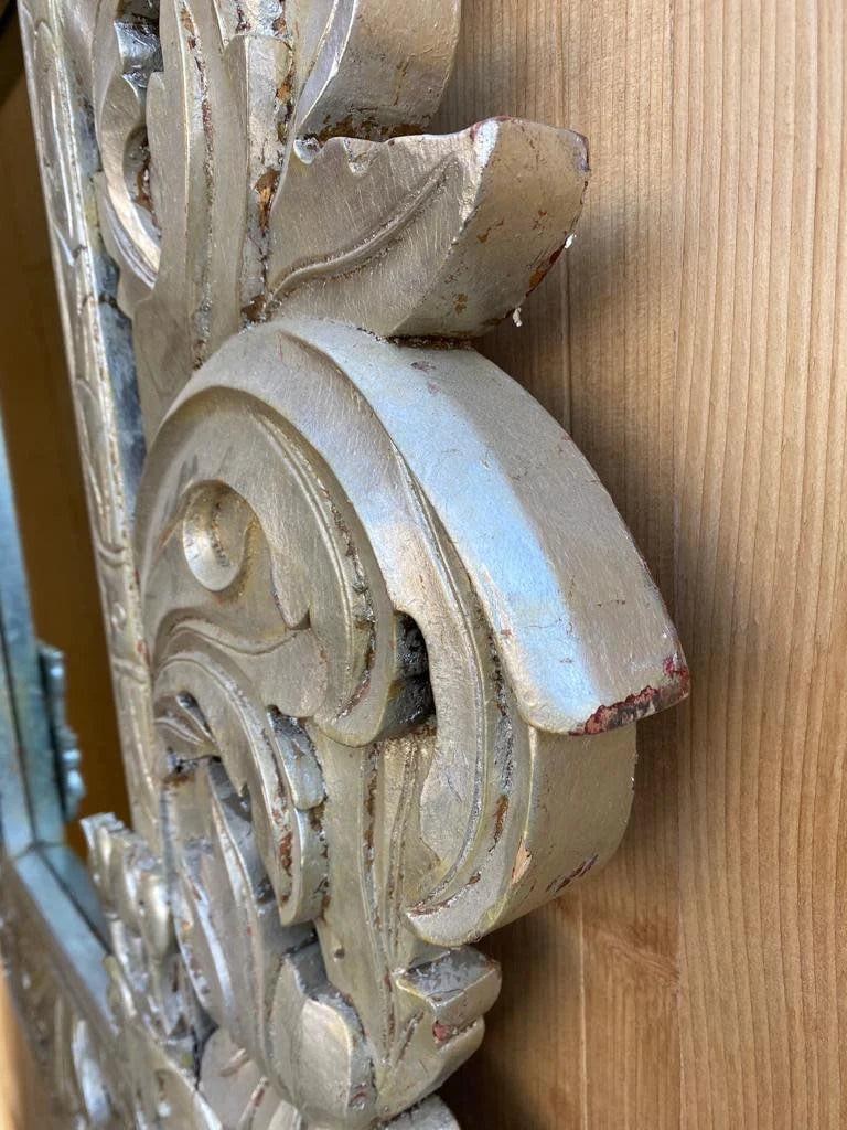 Antique Italian Baroque Style Ornate Wall Mirror - 4