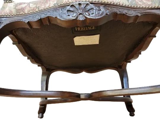 Vintage French Provincial Style Armchairs By Drexel Heritage - Pair - 7