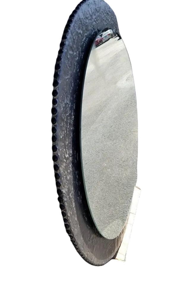 Two Tier Distressed Zinc Wall Mirror - 4