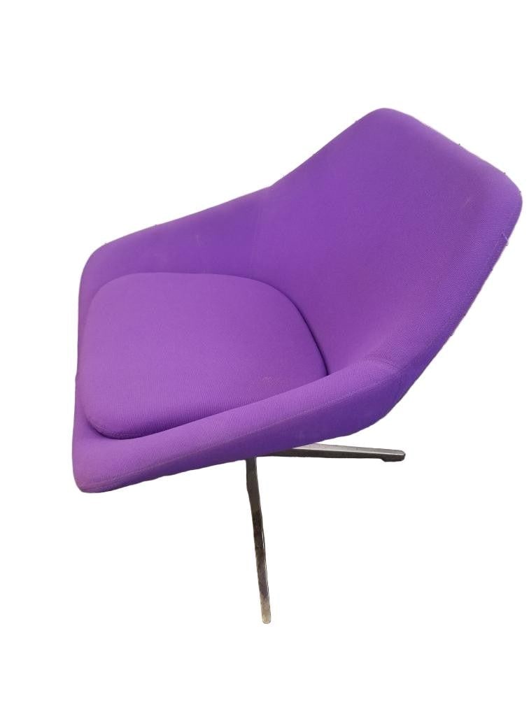 MCM Overman Style Iris Swivel Chairs by Allermuir - Pair - 5