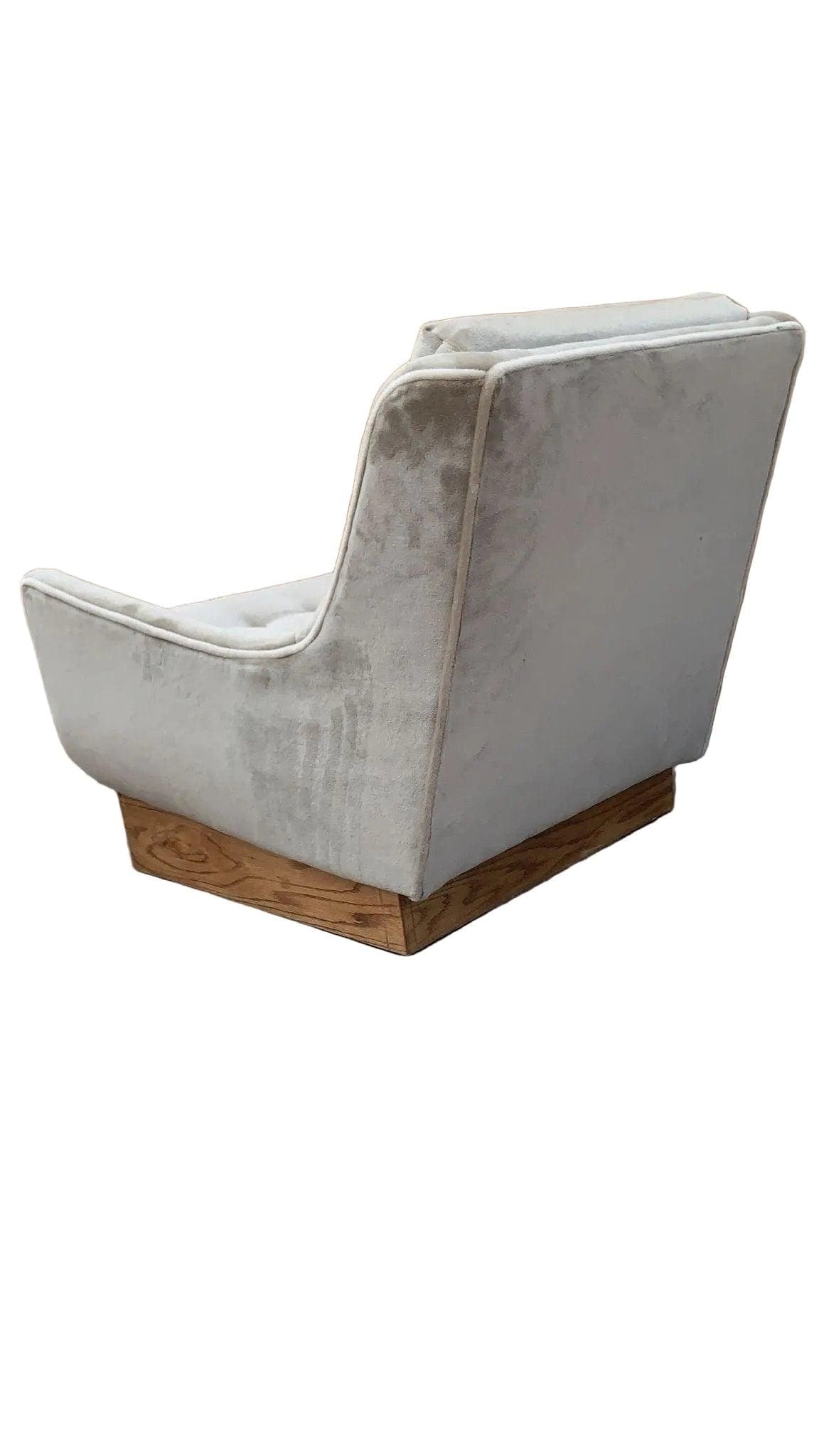 MCM Milo Baughman Style Lounge Chairs in Mohair - Pair - 8