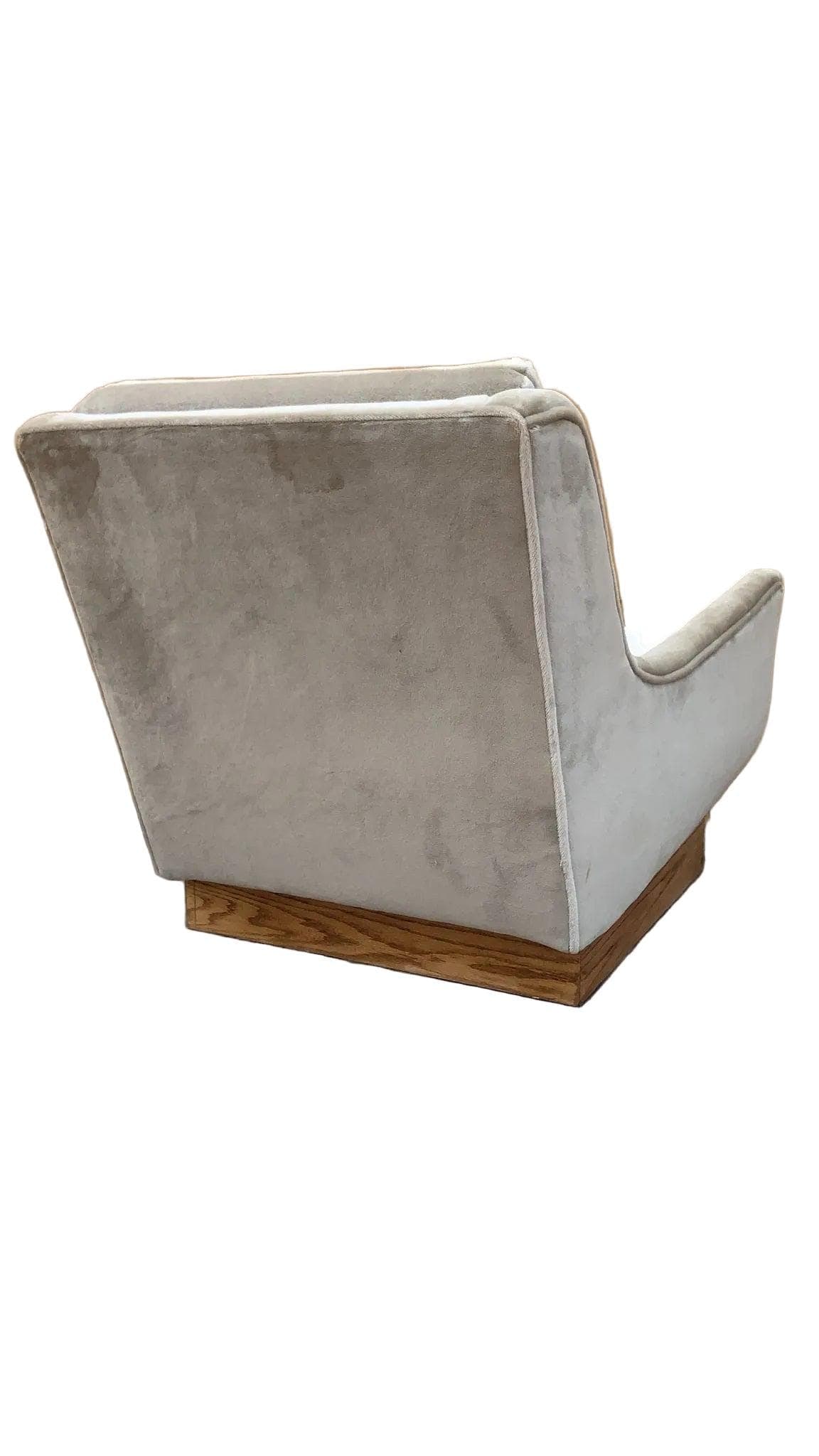 MCM Milo Baughman Style Lounge Chairs in Mohair - Pair - 9