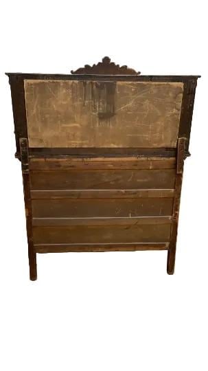 Antique Empire Quarter Sawn Buffet Cabinet - 7