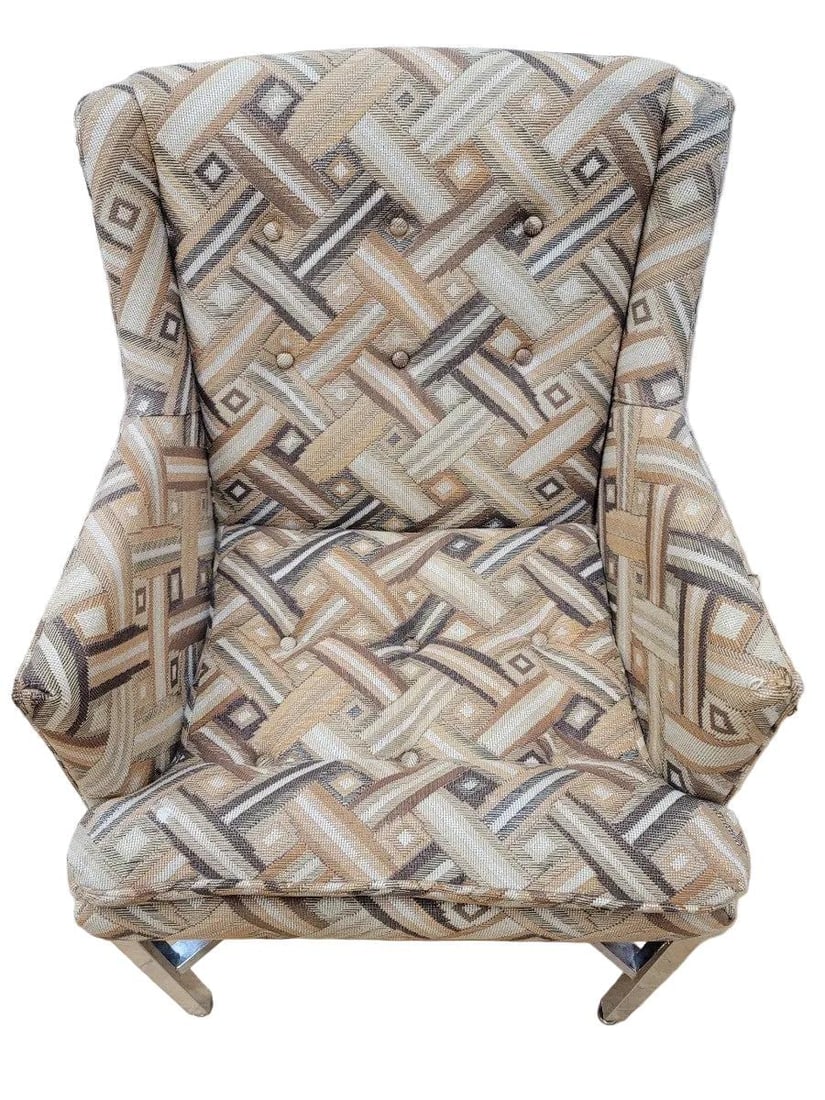 MCM Milo Baughman Chrome Base Dining Chairs - Set of 6 - 7