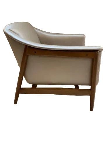 Danish Modern Dux Folke Ohlsson Sofa and Side Chair Set Newly Reupholstered - 4