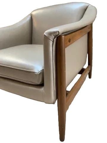 Danish Modern Dux Folke Ohlsson Sofa and Side Chair Set Newly Reupholstered - 6