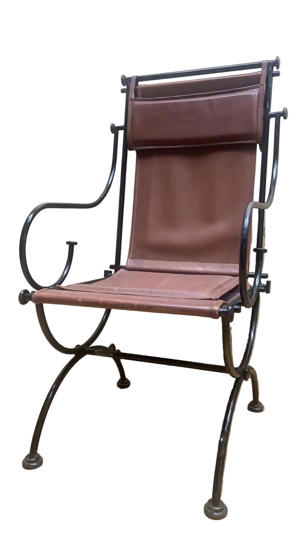 Vintage Brutalist Style Sling Chairs by Ilana Goor - 6 - 4