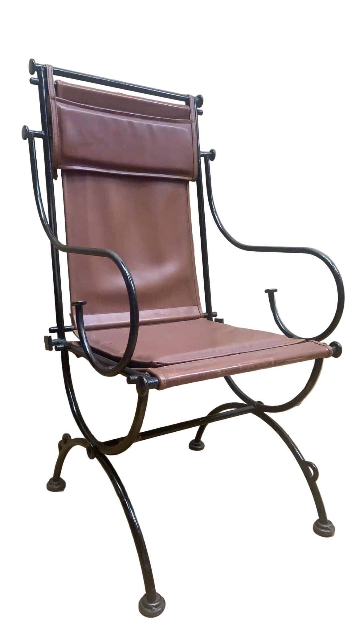 Vintage Brutalist Style Sling Chairs by Ilana Goor - 6 - 5