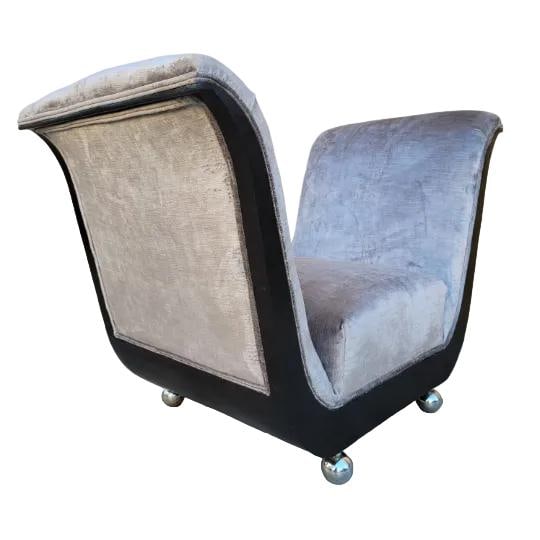 Art Deco Guglielmo Ulrich Style Scuptural Benches Newly Reupholstered - Pair - 3