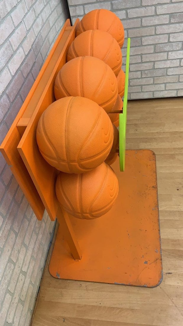 Vintage Nike Basketball Shelf End Table - Set of 2 - 7
