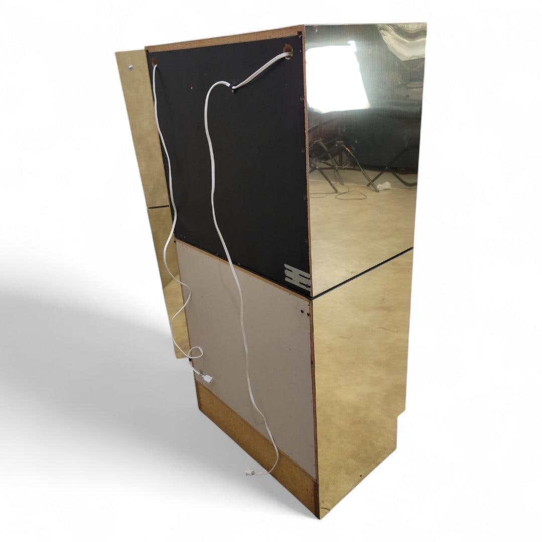 MCM Bronze Mirrored and Brass Bedroom Set by Ello - 7