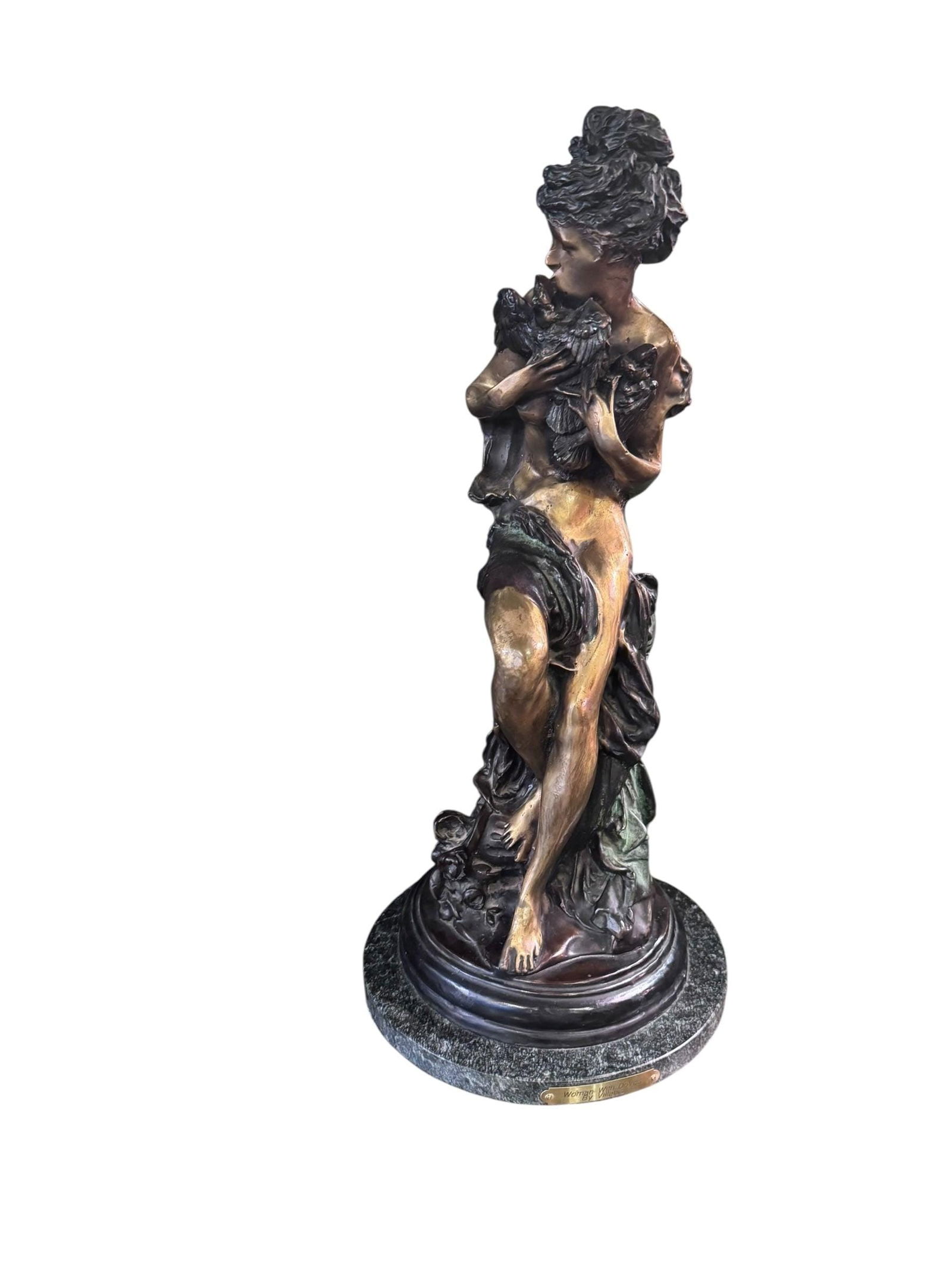 Antique Bronze Figural Sculpture by Emmanuel Villanis - 10