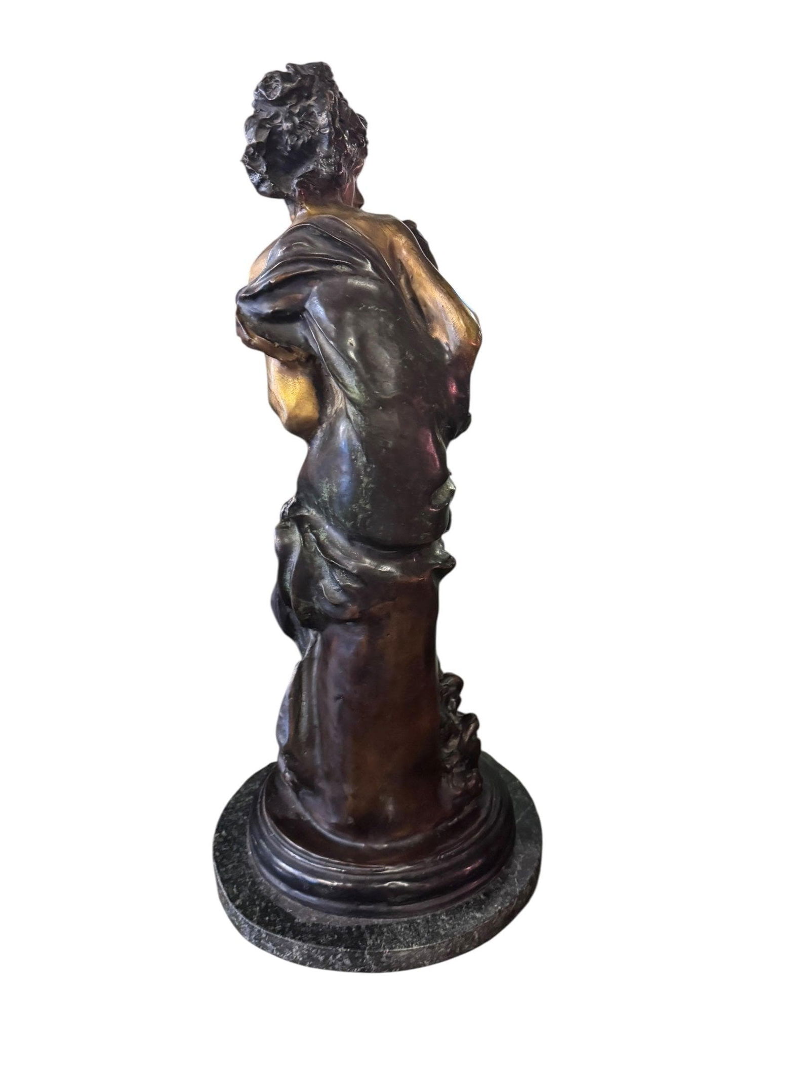 Antique Bronze Figural Sculpture by Emmanuel Villanis - 9