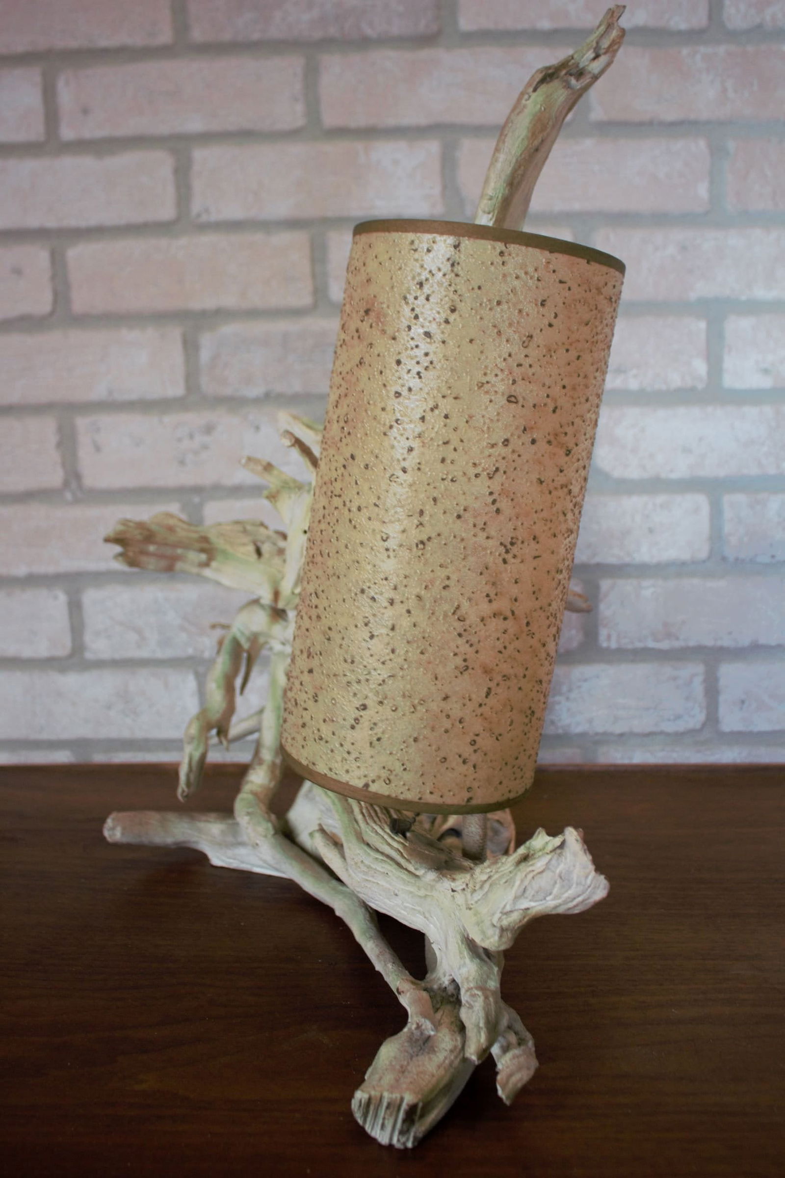 Mid Century Modern Driftwood Table Lamp - Set of 2 - 6